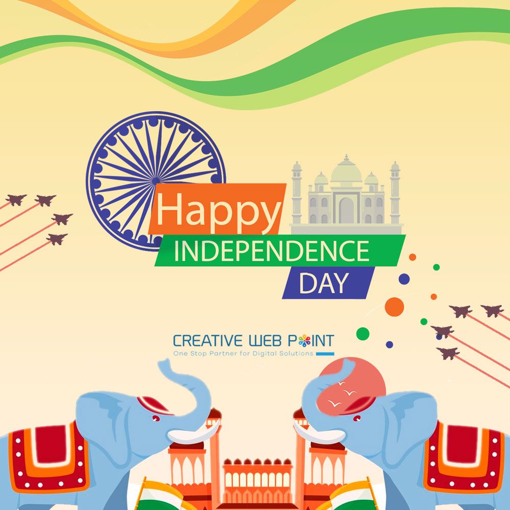 CreativeWebPoi1's tweet photo. Wishing you a Happy Independence Day! Jai Hind! Jai Bharat! 

#happy #happyindependenceday #independence #india #jaihind #freedom #15august #indian #webdesign #webdevelopment #seo #websitedesign #webdesigncompany https://t.co/LPvF8BWrdZ