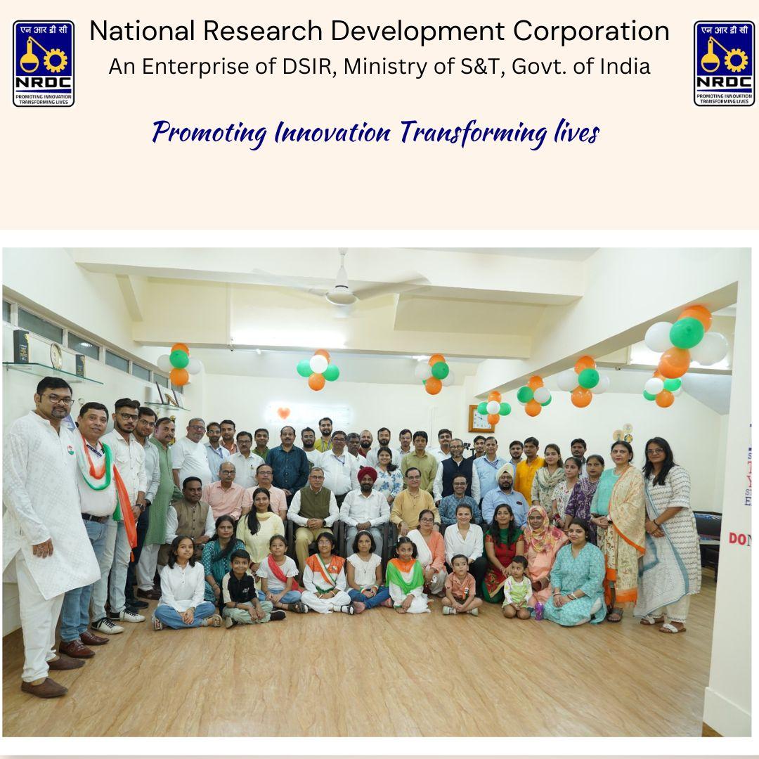 78th Independence day celebrations at #NRDC witnessed inauguration of Incubatee Lounge "Manan" by Sh SP Singh JS DSIR in presence of CMD NRDC alongwith engaging activities of Table Tennis &amp; Board games besides distribution of mementos to....