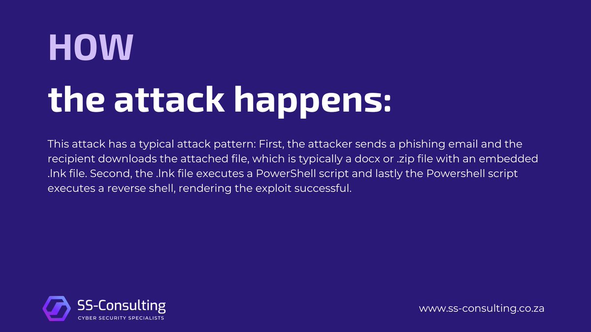 SS_consulting_'s tweet image. Today, we're diving into the world of Phishing Payloads—the silent weapons cybercriminals use to breach your defenses.
Phishing isn't just about tricking you into clicking a link; it's about the malicious payloads that come with it. 
#SSConsulting  #ThreatThursday #CyberSecurity