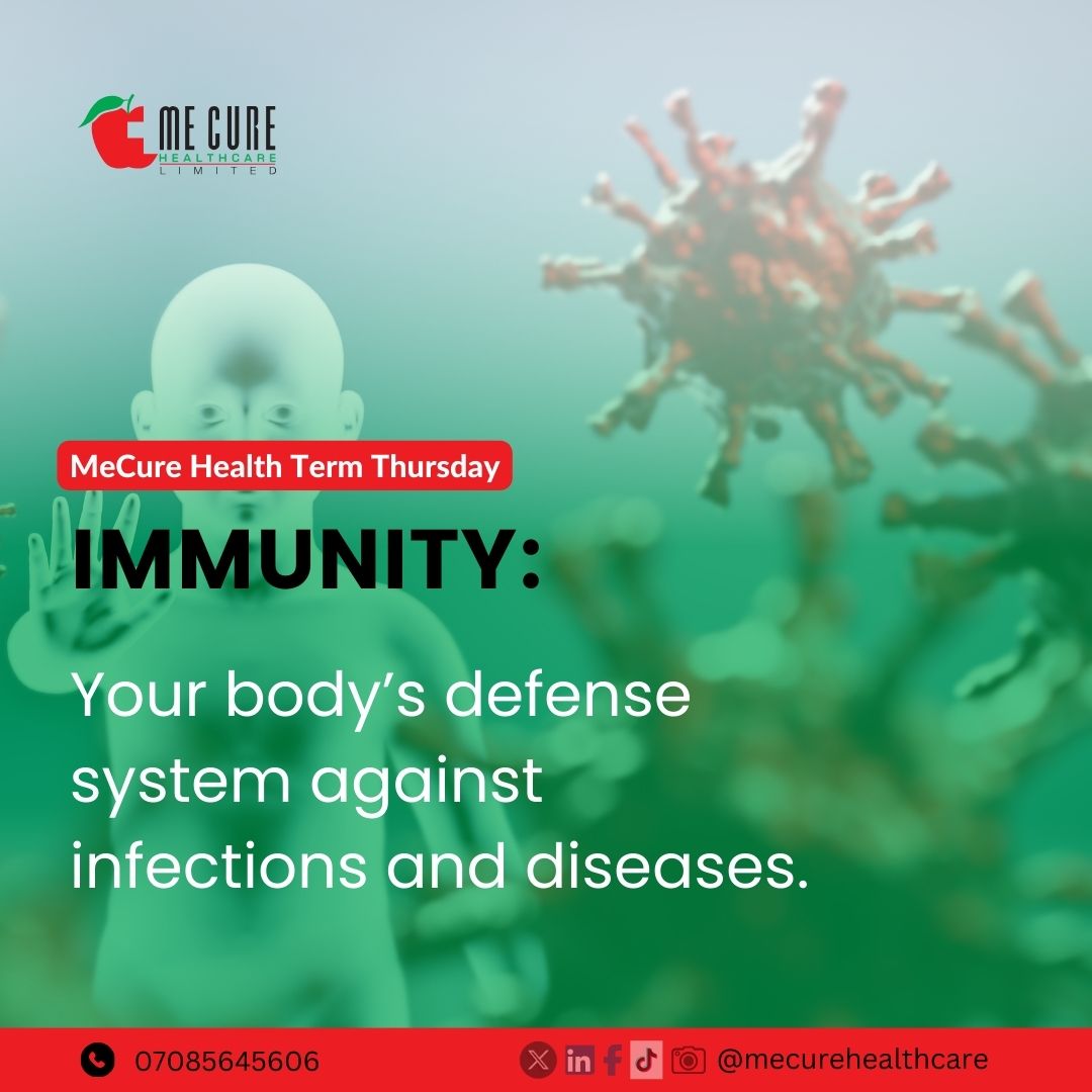 MeCureHealth's tweet photo. Stay informed about your health every Thursday!
#HealthTermThursday #MeCureHealthcare #StayInformed #Nigeria #MeCureDiagnostics #HealthEducation #Immunity https://t.co/RJpBDQ1iae