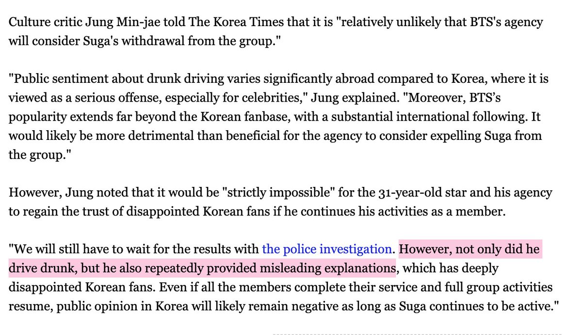 DataAgustD's tweet photo. Audacity of these people to be brazen despite getting caught disseminating fake news defaming someone! 😤

‼️ RT & REPLY ‼️

.@minjae_jung
We asked you to retract your words, accusing BTS SUGA of "repeatedly providing misleading explanations", accusing him of lying despite him proven to be telling the truth! You owe him an apology for defaming based on false news. Take accountability for your actions!