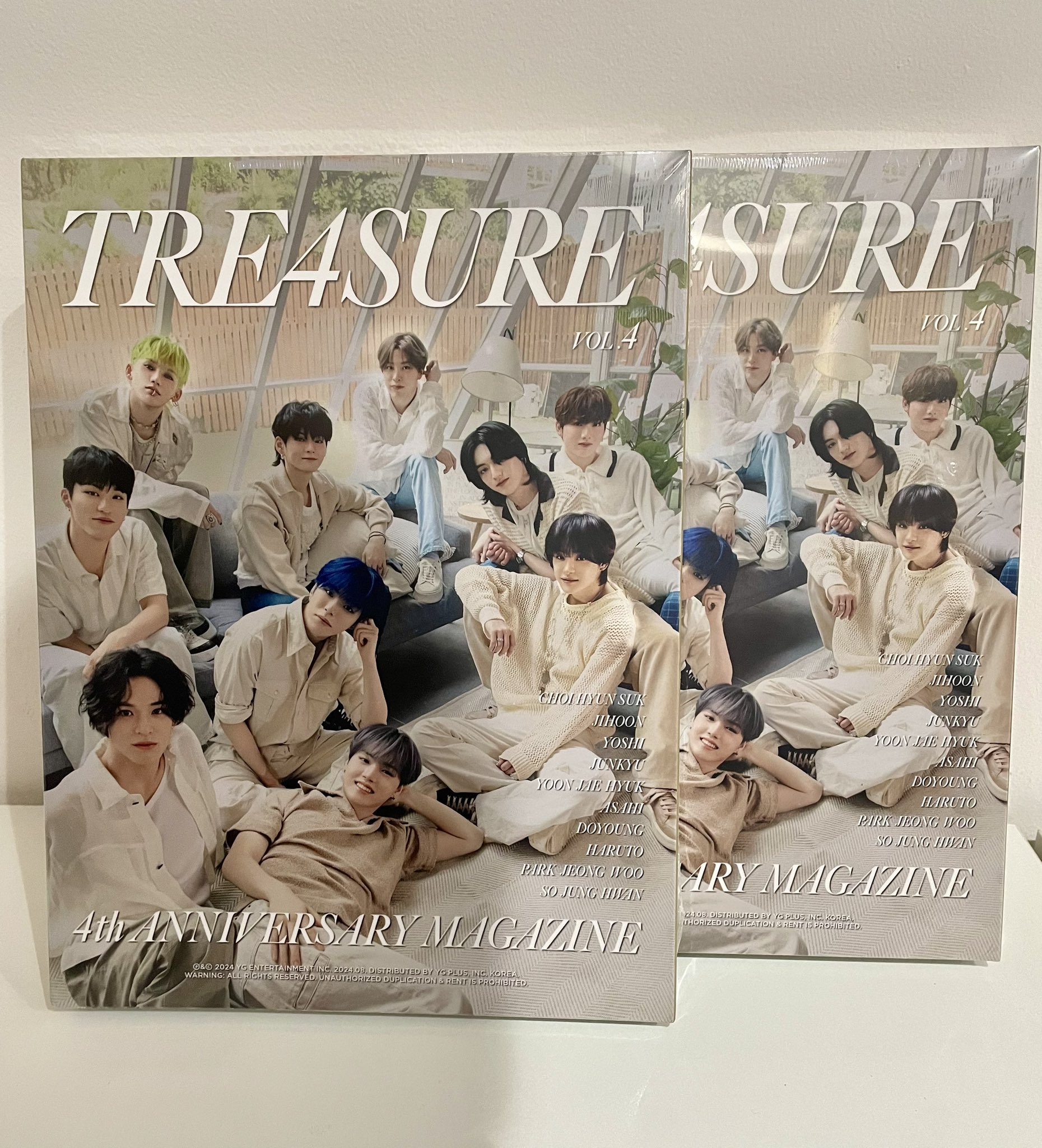 TREASURE アサヒ 4th ANNIVERSARY MAGAZINE
