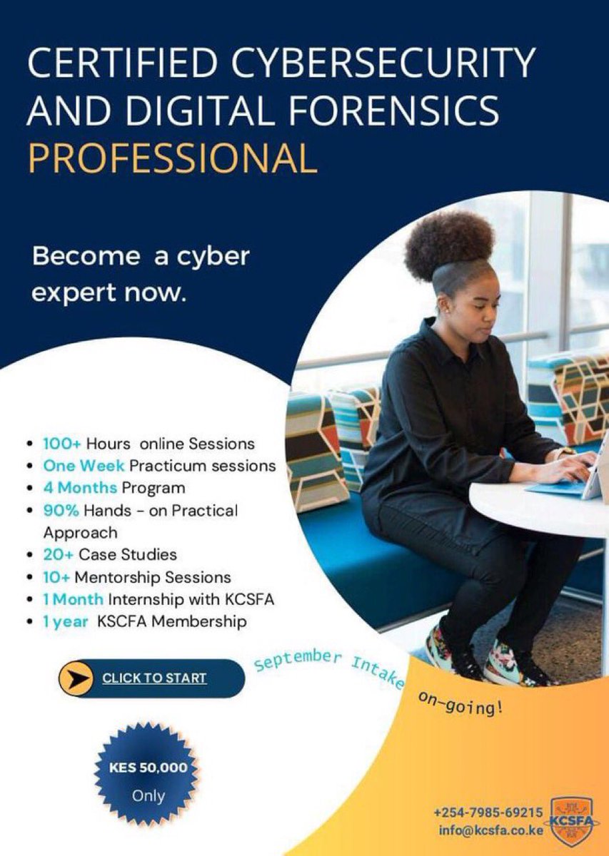 Kenya CyberSecurity & Forensics Association: KCSFA tweet media