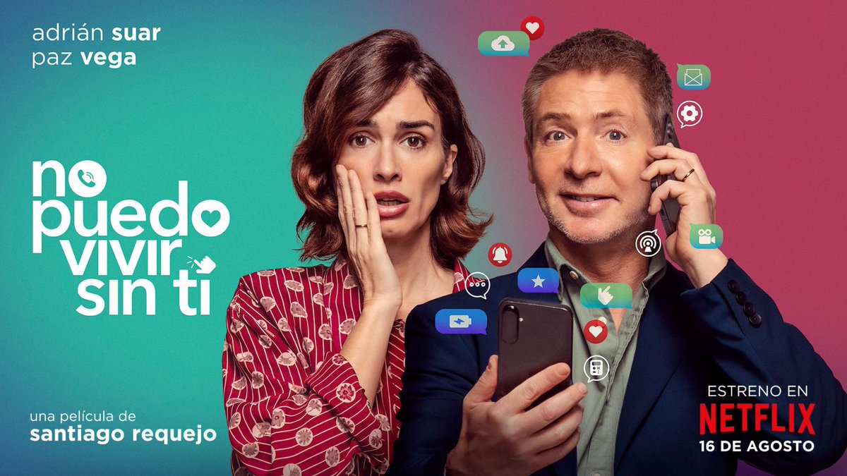 Solo falta un día!! Mañana estreno en Netflix!! No te la pierdas!! 
#Netflix #Estreno #Nopuedovivirsinti