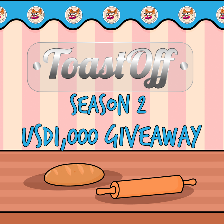 LoafToken's tweet photo. 🍞 LOAF Season 2 USD1000 Gleam Giveaway 💰

❓ To qualify:

📋 Complete a few simple tasks
🎮 Play #ToastOff at least 3 rounds
✅ Verify with your https://t.co/91UgELHjzy App account
🗓️ Ends on 22 Aug, 4AM UTC

Join now #crofam #loafies 👇
https://t.co/FNf6GRrahU https://t.co/1lgTOkptyN