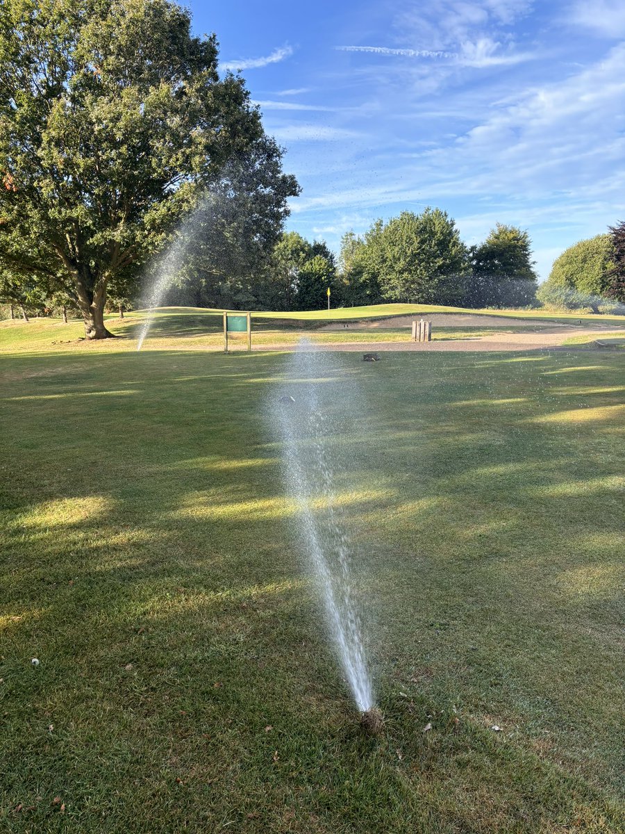 For years no water to the tees no pressure to get to the top end of the course.
 well today 7 months into the job and hard graft full irrigation running on all greens and tees now to continue find the approaches 😁😁😁