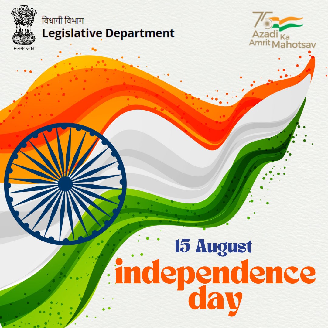 MLJ_GoI's tweet photo. Celebrating the spirit of freedom and unity. Happy Independence Day! #IndependenceDay #IndependenceDayIndia #HarGharTiranga @OfficeofARM @PMOIndia https://t.co/BjBtC0uHP1
