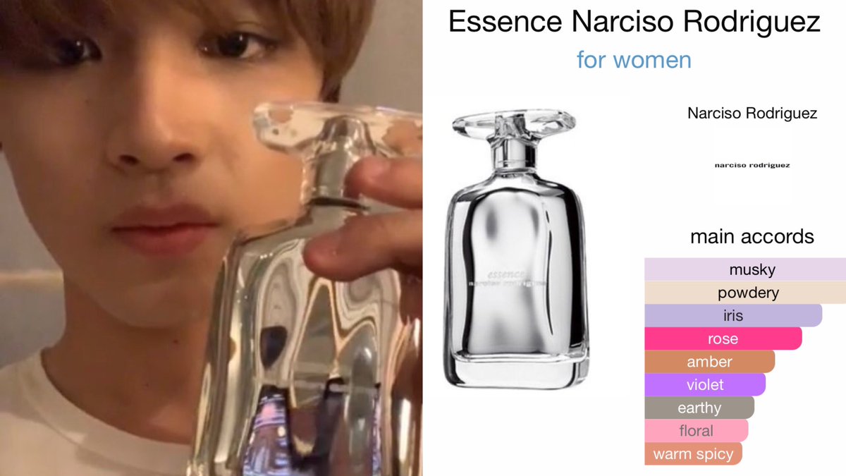 kogumahaechan's tweet photo. haechan should drop perfume md or have a perfume brand ambassadorship since he’s truly a fragrance connoisseur. if he came out with his own perfume it would definitely be “gender neutral” or more catered towards women fans since he likes sweet citrus, floral or powdery scents 🥹 https://t.co/9jI6JLn2hz