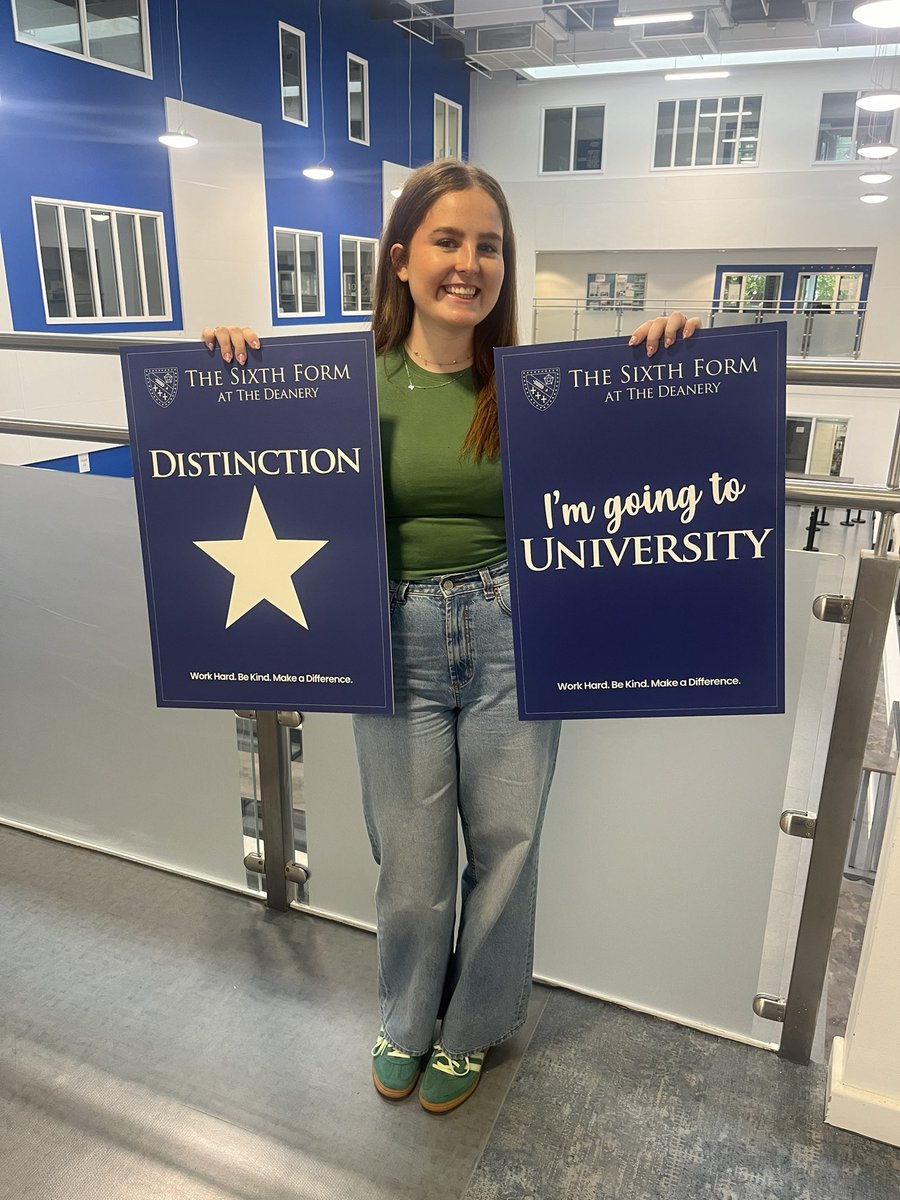 Deanery Sixth Form (@deanery6thform) on Twitter photo Congratulations to Madison Naylor who achieved D* in BTEC Performing Arts, B in A Level Sociology and a C in A Level Media Studies. Madison is going on to Study Television and Radio Production at the University of Salford <a href="/SalfordUni/">University of Salford</a> Congratulations! #alevelresultsday2024 Congratulations to Madison Naylor who achieved D* in BTEC Performing Arts, B in A Level Sociology and a C in A Level Media Studies. Madison is going on to Study Television and Radio Production at the University of Salford <a href="/SalfordUni/">University of Salford</a> Congratulations! #alevelresultsday2024