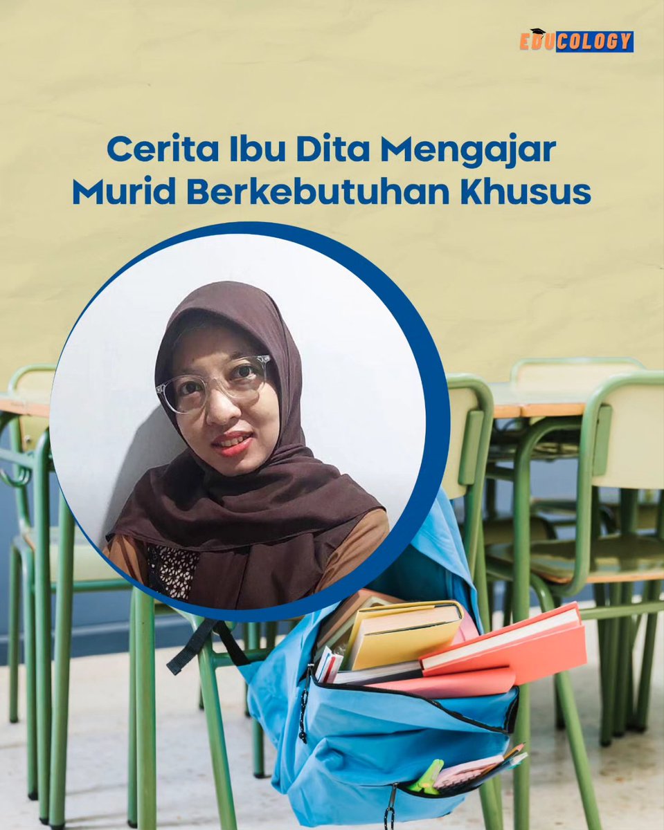 educology_id's tweet photo. Mendidik anak berkebutuhan khusus tentunya memerlukan strategi dan pendekatan yang khusus juga. Kita simak yuk, cara ibu Dita mengajar muridnya yang berkebutuhan khusus di SLB Negeri 1 Bantul, DIY β¨ππ»
#KurikulumMerdeka #PlatformMerdekaMengajar https://t.co/8CRs3eCBuj