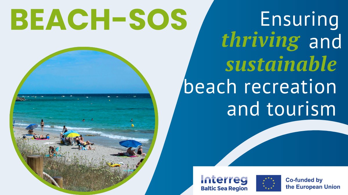 🏖️Welcoming tourists while adapting to climate change? BEACH-SOS project made it possible! A new framework created by the project helps save coastal areas &amp; keep their touristic character.

BEACH-SOS: interreg-baltic.eu/project/beach-…

<a href="/EUSBSR/">EUSBSR</a> <a href="/EusbsrT/">EUSBSR PA Tourism</a> #interreg
