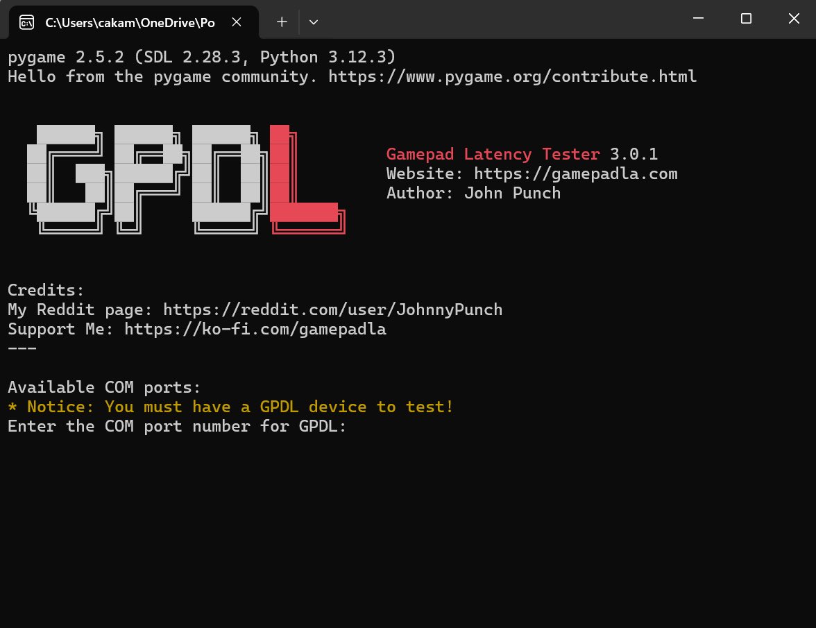 gamepad_la's tweet photo. A new version of the GPDL tester 3.0.1 has been released, which added the ability to test the latency of not only buttons, but also joysticks https://t.co/rKQWF9EOn7 #gpdl #gamepads #latencytest https://t.co/2SeVCTF2tO