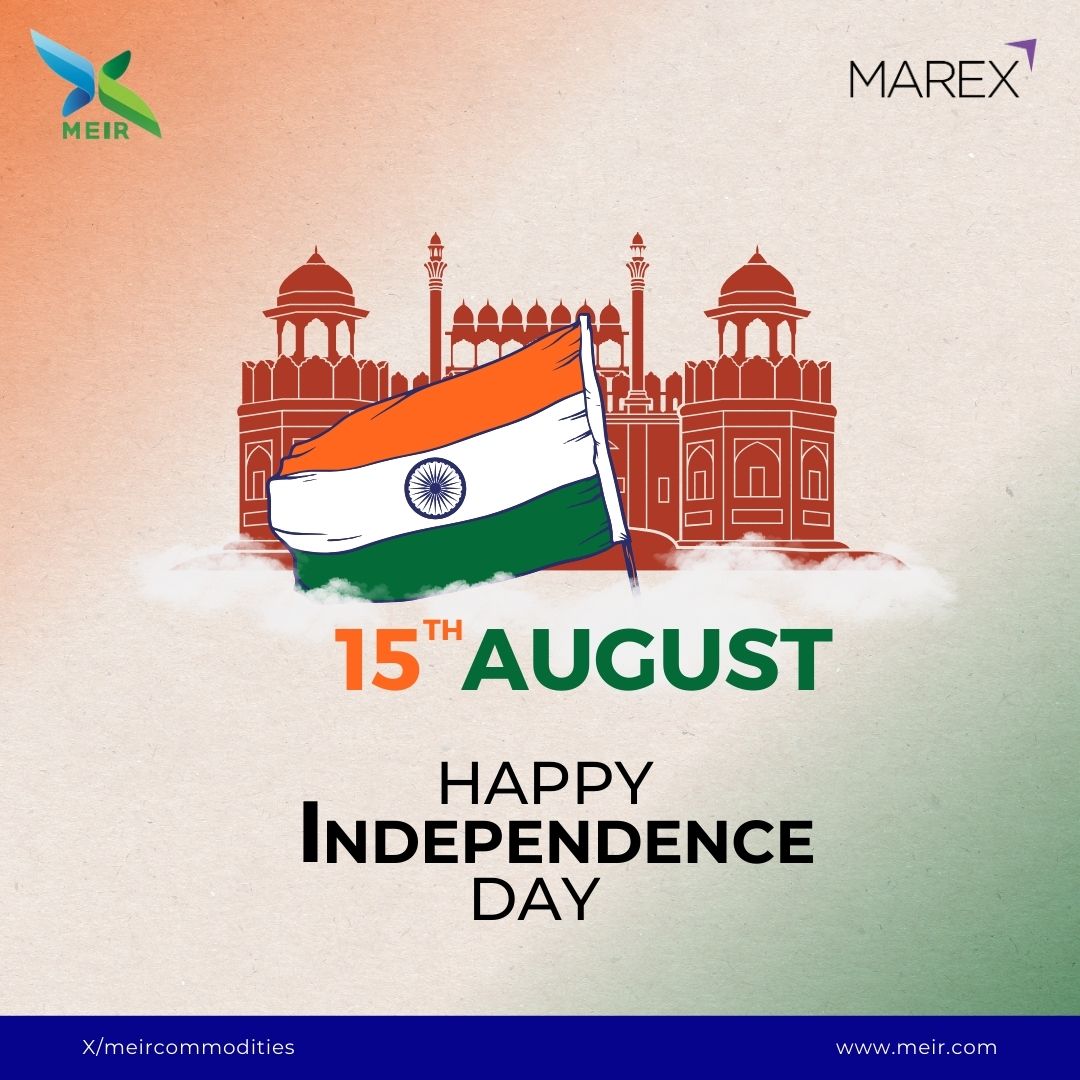meircommodities's tweet photo. 🇮🇳 Happy Independence Day! 🇮🇳
Today, we honor the spirit of freedom, unity, and progress. Let’s continue to build a prosperous and self-reliant India together.
#IndependenceDay #IndiaAt78 #MEIRCommodities #ProudlyIndian #marex https://t.co/XFm4S0oeQH