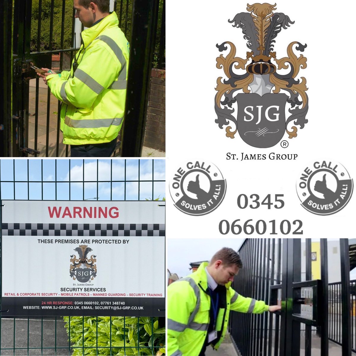 stjamesgroupuk's tweet photo. SECURITY SERVICES - STATIC GUARDING | KEY HOLDING
#security #staticguarding #mannedguarding #mobilepatrol #keyholding #corporatesecurity #securityindustryauthority #lossprevention #gatehouse #receptionsecurity #retailsecurity #sia #eventsecurity #specialevent
#festival https://t.co/vPHUOUDo3D