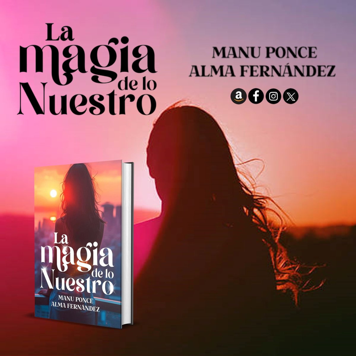 NOVEDAD 💕💯

🩵 La magia de lo nuestro 🩵
⏩ leer.la/B0DD59DDR7

Todas las #novelas de los autores en:

⏩ relinks.me/ManuPonce
⏩ relinks.me/AlmaFernandez

<a href="/ChicasTribu/">Las chicas de la tribu</a>

#almafernandez #manuponce #novedad
#KindleUnlimited #Amazon #Kindle
#ficcion #comedia #romantica