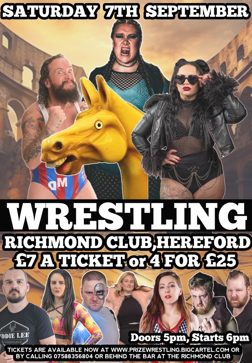 PRIZE_wrestling's tweet photo. Sorry everyone we been locked out of our account (always write down your passwords before changing phones)

Anyway,  here's our next show.... https://t.co/HsOPwAiDWy
