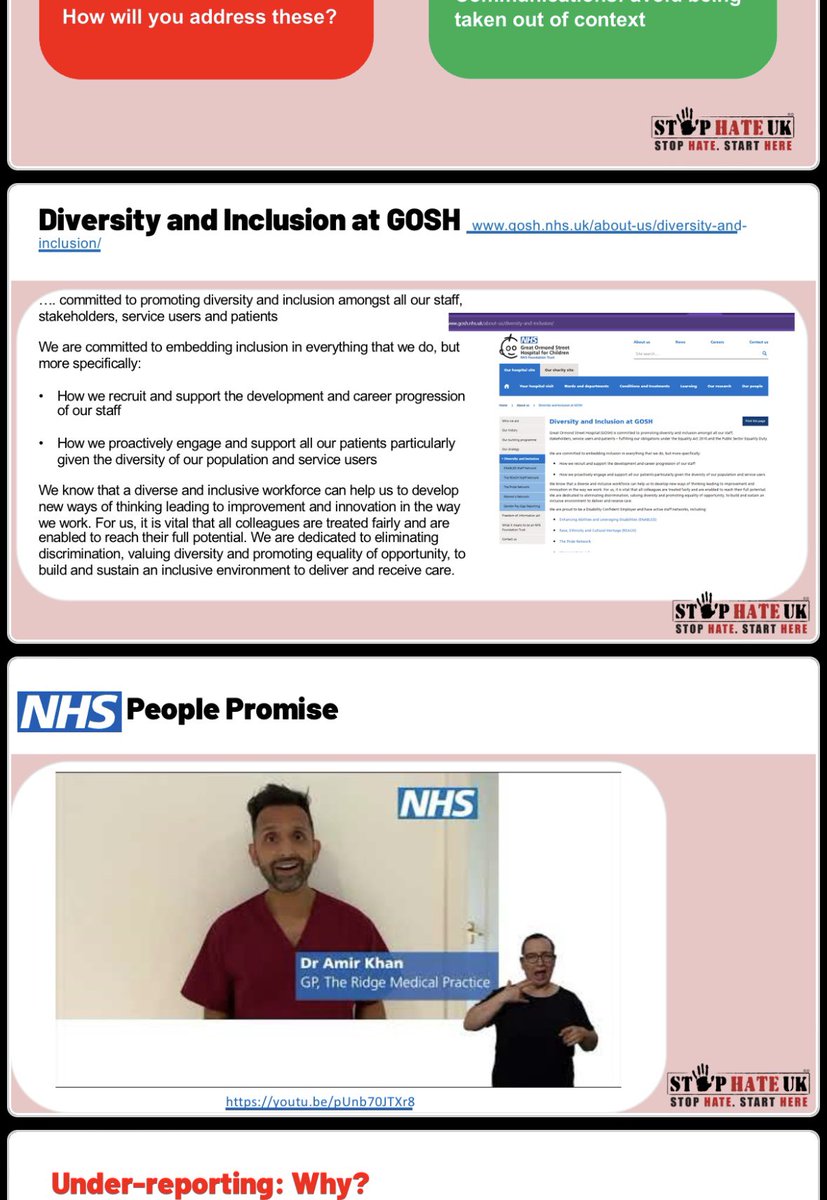 stophateuk's tweet photo. Yesterday we delivered an #Islamophobia awareness session to @GreatOrmondSt staff discussing impact of anti-Muslim #hate Thank you to staff who shared own experiences with colleagues helping understanding &amp; appreciation of the hurt caused by hostility, prejudice &amp; discrimination https://t.co/G9CArnb5kc