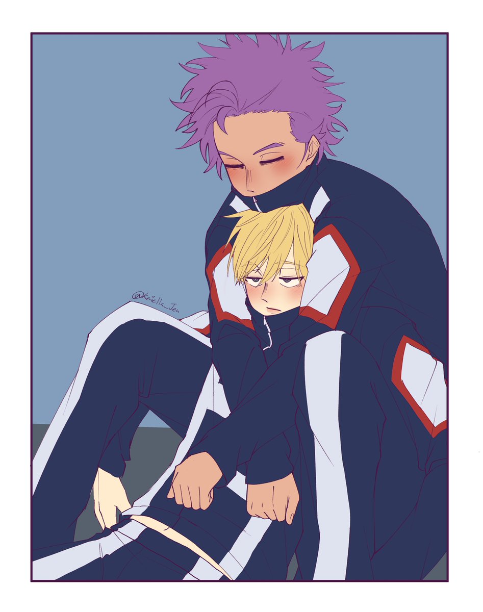 monoshin week day 6: Expectation/silence 

"silently enjoying each other company"

(late af... but whatever) 
#monoshinweek2024 #monoshin