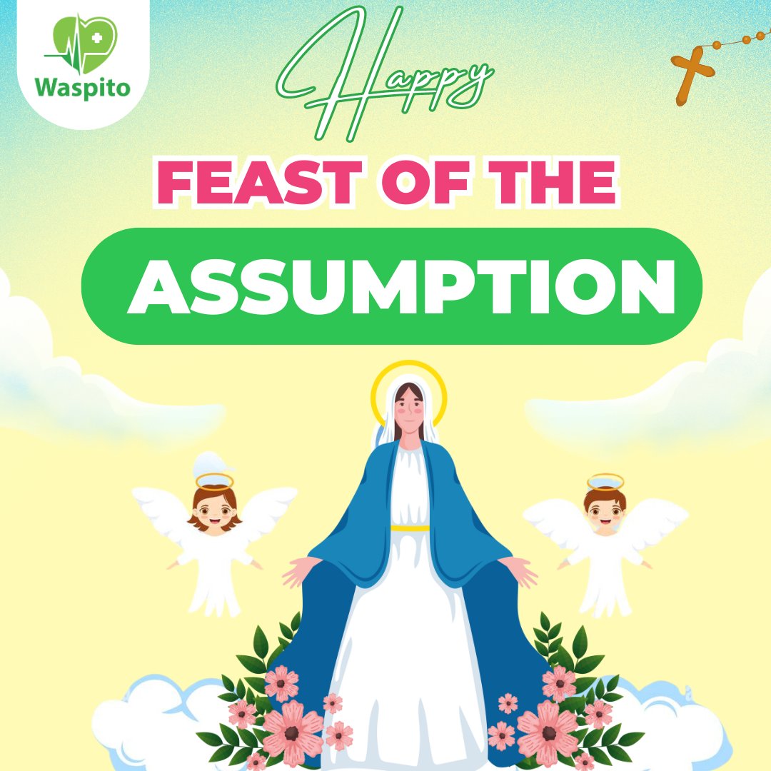 waspito1's tweet photo. Wishing our community a joyful Feast of the Assumption!
May this day bring you peace and blessings.๐
#Waspito #HealthWithoutAStep #FeastOfTheAssumption https://t.co/UcXhfcJ5qs