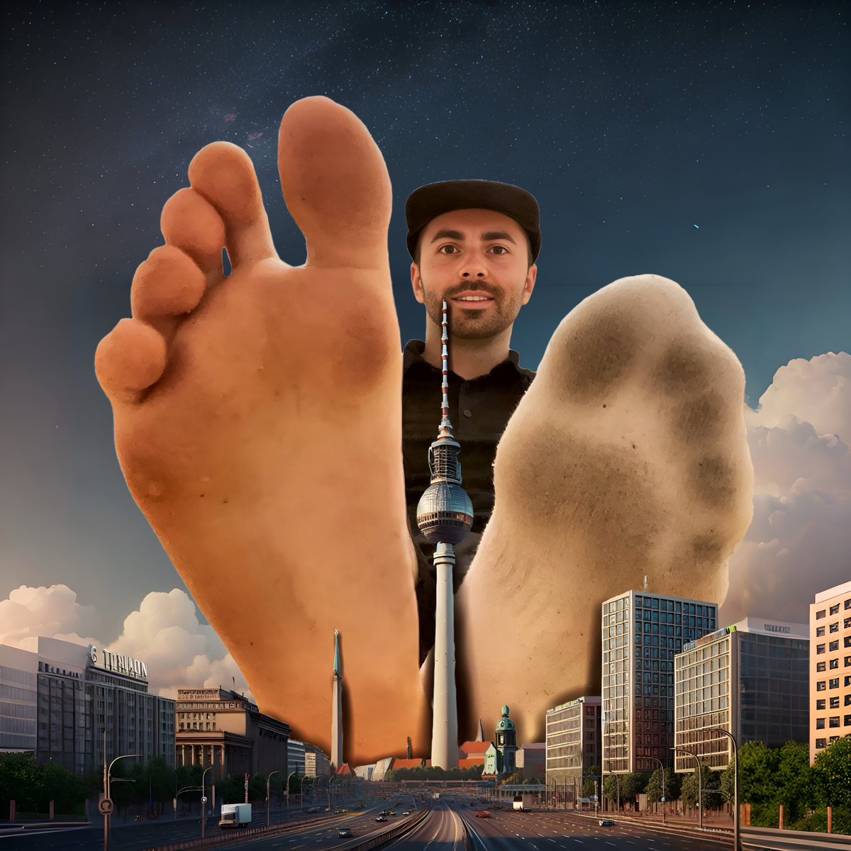 GiantMacroMax's tweet photo. It probably makes more sense to use @berlinsockboy βs gigantic foot as a transmission tower. https://t.co/oIxv7SknzN