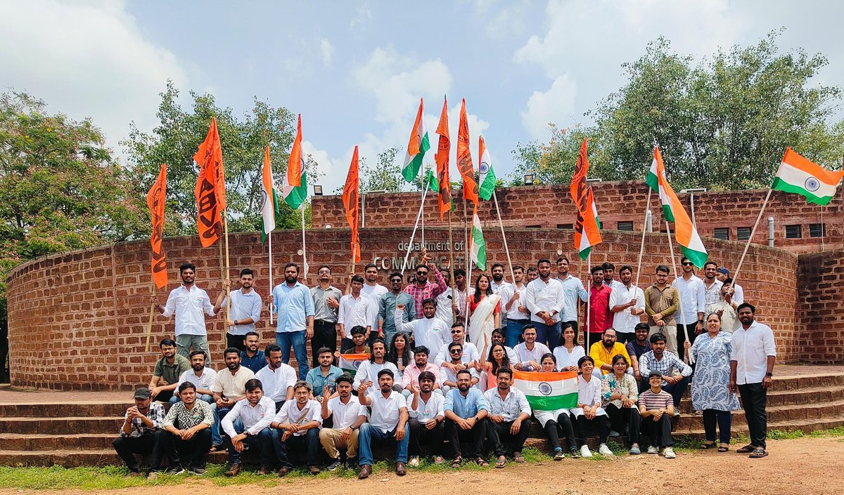 78th Independence Day Celebration | University of Hyderabad, Telangana, India
#Satra Sakti, Rastra Sakti
#Bharat
#ABVP