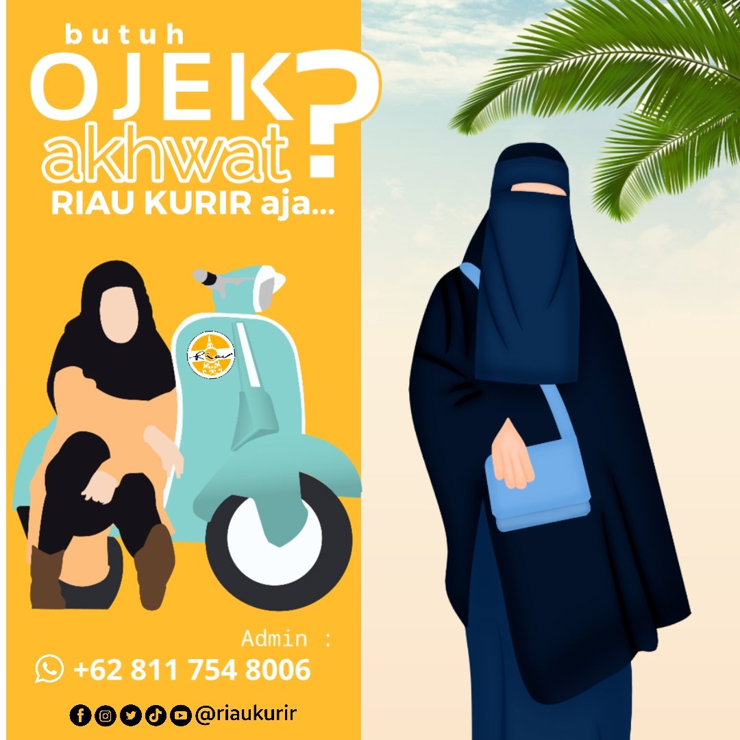 ﷽

OJEK Akhwat

Ojek Akhwat membantu mobilitas sehari-hari para wanita  tanpa harus khawatir ikhtilath lagi... in syaa Allah aman dan nyaman.

Tarif hemat layanan cepat.

Hanya 8k untuk 1 km pertama.

Hubungi customer service :
wa.me/+628117548005
wa.me/+628117548006