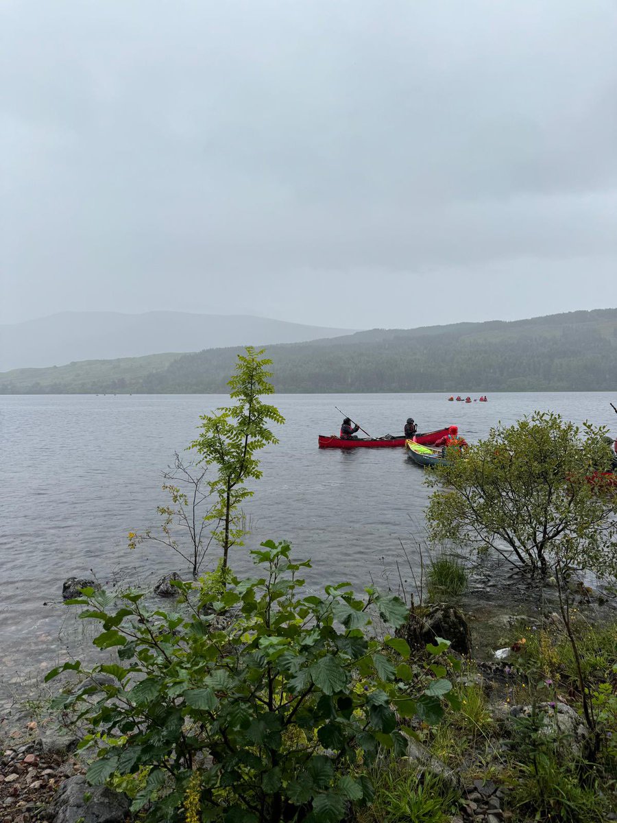 Rain throughout night &amp; morning made the challenge tougher than it already was but teams pulled together &amp; powered through. 0910 all on water. These girls can keep going when the going gets tough!