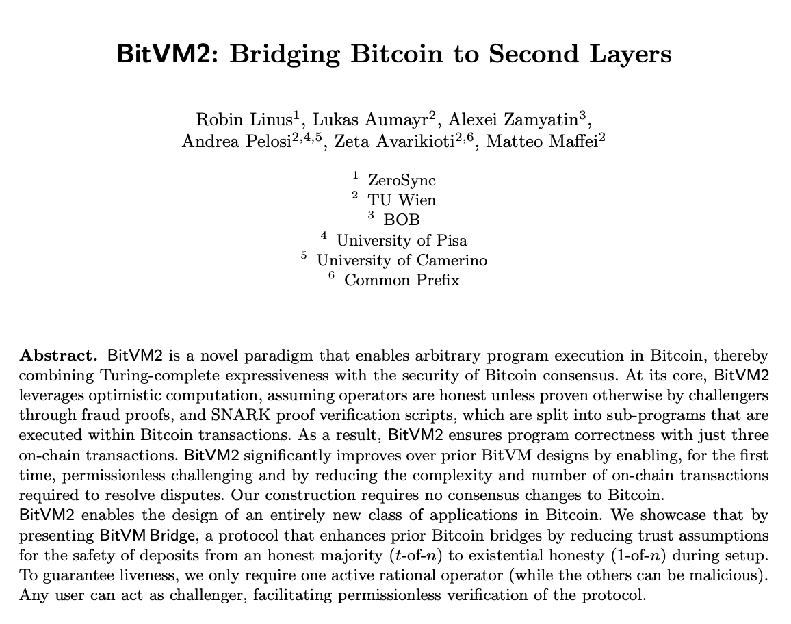 BitVM2 paper