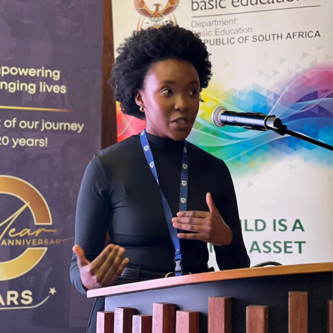 🚀 Kicking off our Educate launch with Yoliswa, a 2011 beneficiary:

"Educate unlocked a deeper love for maths and science in me. I'm forever grateful."

Her journey shows the power of education. 🌟 #EducationMatters
