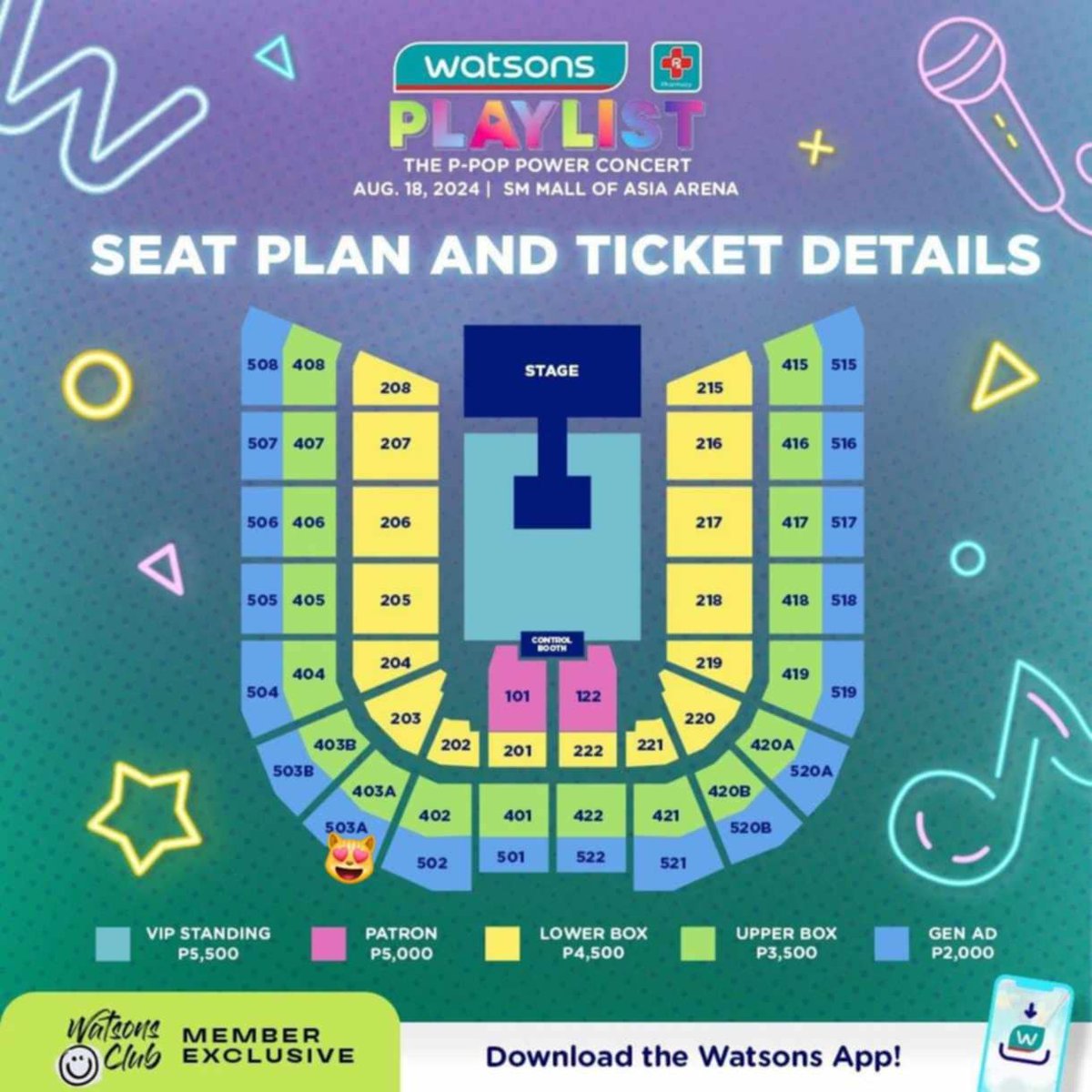 leeheecky's tweet photo. 🎟️ WTS LFB PH General Admission ticket 🎟️ #leeheeckysells

Watson’s Playlist Concert
Date: August 18, 2024

DM me if interested! 🎶
⤷ payo / 3 days res
⤷ mod: meetup / lalamove

🏷️ hori7on alamat sb19 kaia g22 concert con ppop ph moa arena ken josh stell pablo justin https://t.co/hRqbcSduDM