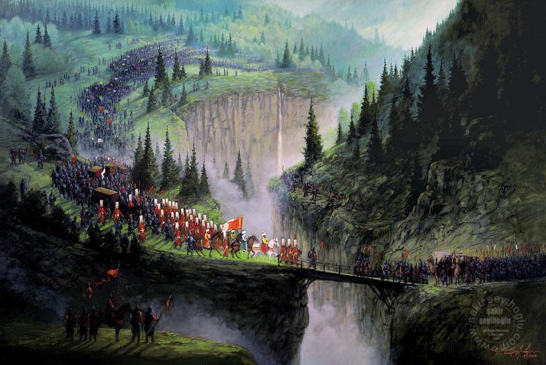 📍15 Agustos 1461 Trabzon'un Fethi. 

Fatih Sultan Mehmed'in Trabzon'a girişi (1461).