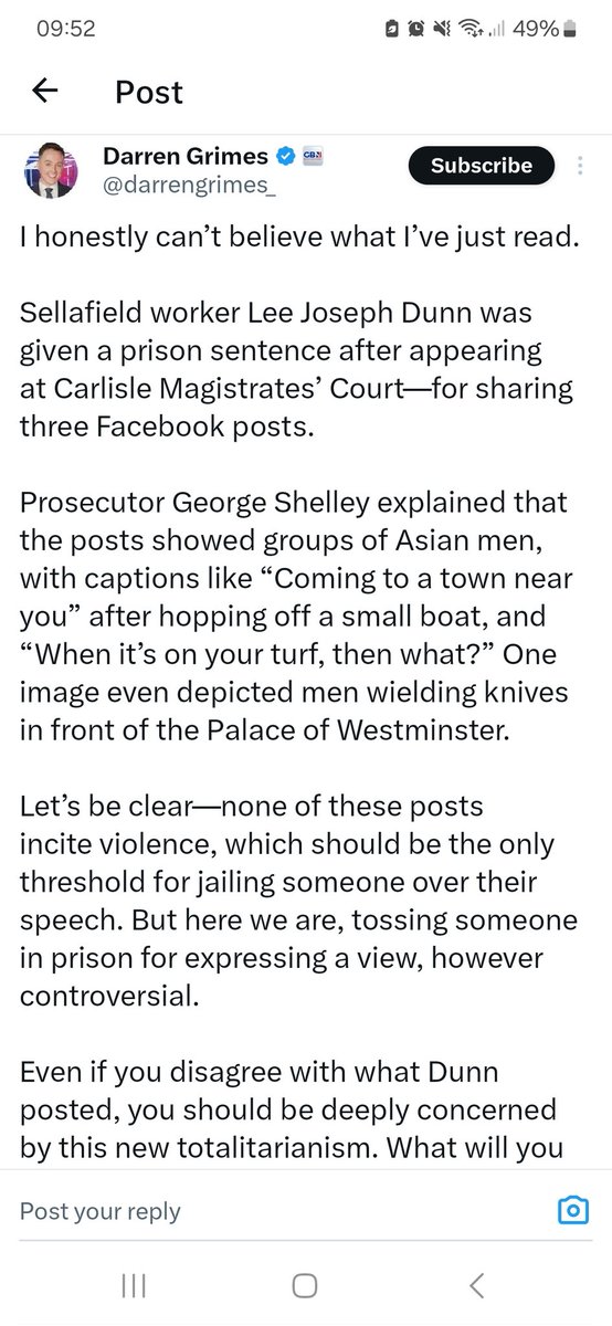 CL_Chamberlain_'s tweet image. These posts do incite violence. 
They appeal to a bias induced fear. Fear = nervous system response, then, thoughts &amp;amp; actions to stop us feeling scared. The demographic you aim your bias at, happen to be the most likely to utilise violence to quell the discomfort of their fears.
