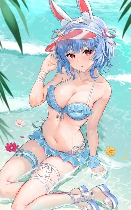 #ぺこらーと水着ぺこら 