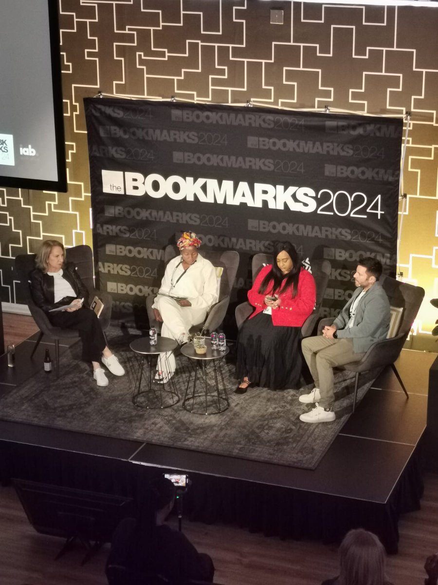Bizcommunity's tweet image. #Bookmarks2024 Panel 2 : Audacity Unleashed: Can the Industry Dare to Be Different?

@AlexGoldberg_  creative partner @OgilvySA 
@ThatDesh , head marketing sub-Sahara Africa, Tiktok &amp;amp; @starkachisa , head marketing @Spotify 

@iab_sa @TheBookmarks #iabbookmarks #Bookmarkawards