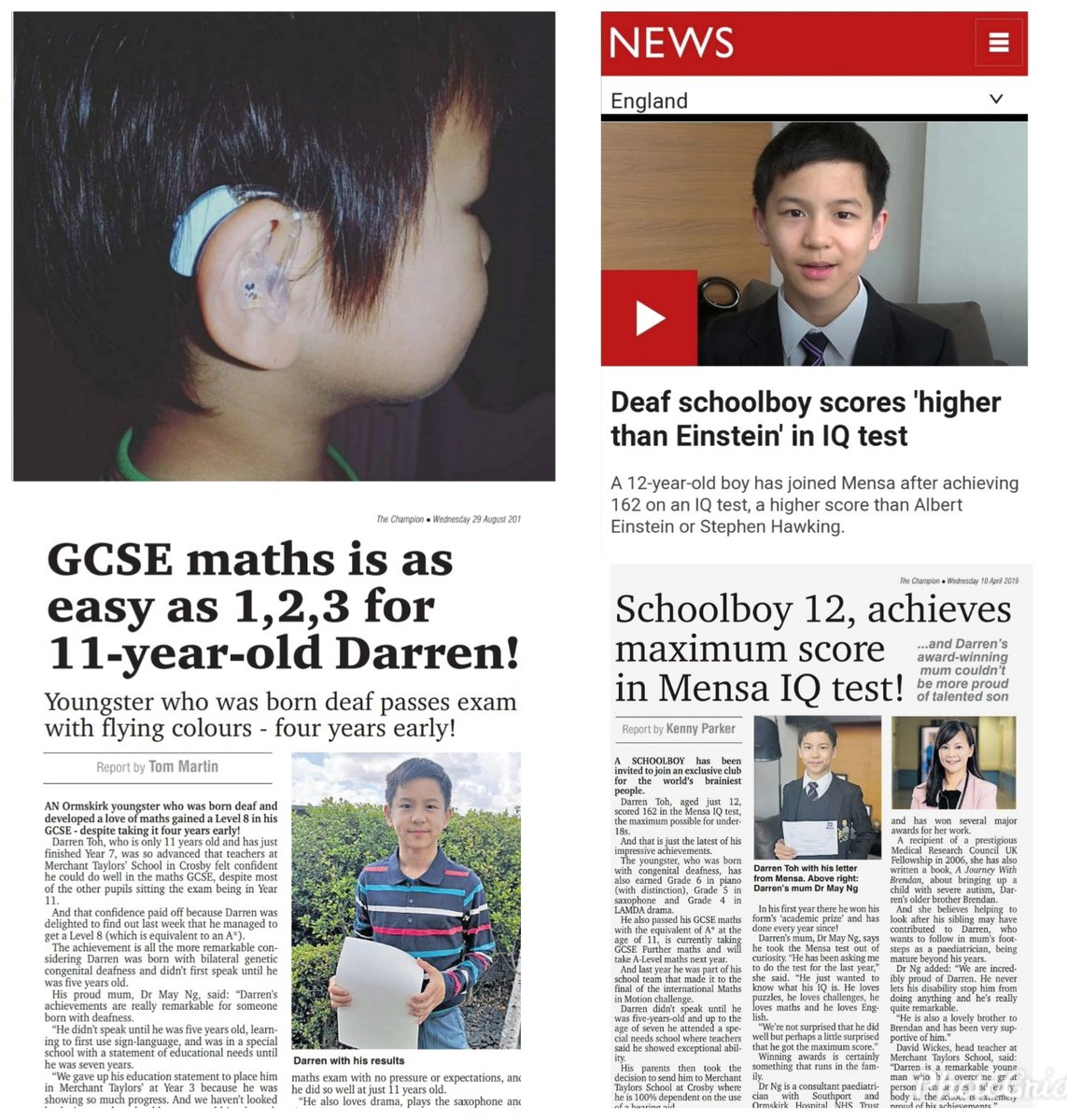 mayng888's tweet photo. #Borndeaf D has achieved 6x A*s #Alevels, & we are overjoyed to celebrate his acceptance to study #Medicine at @Cambridge_Uni. Our hearts are filled with love & pride for all the challenges he has overcome ❤️ thank you @MerchantsCrosby #ALevelResultsDay
https://t.co/fA0XARYsTt https://t.co/Xpxvva4ljY