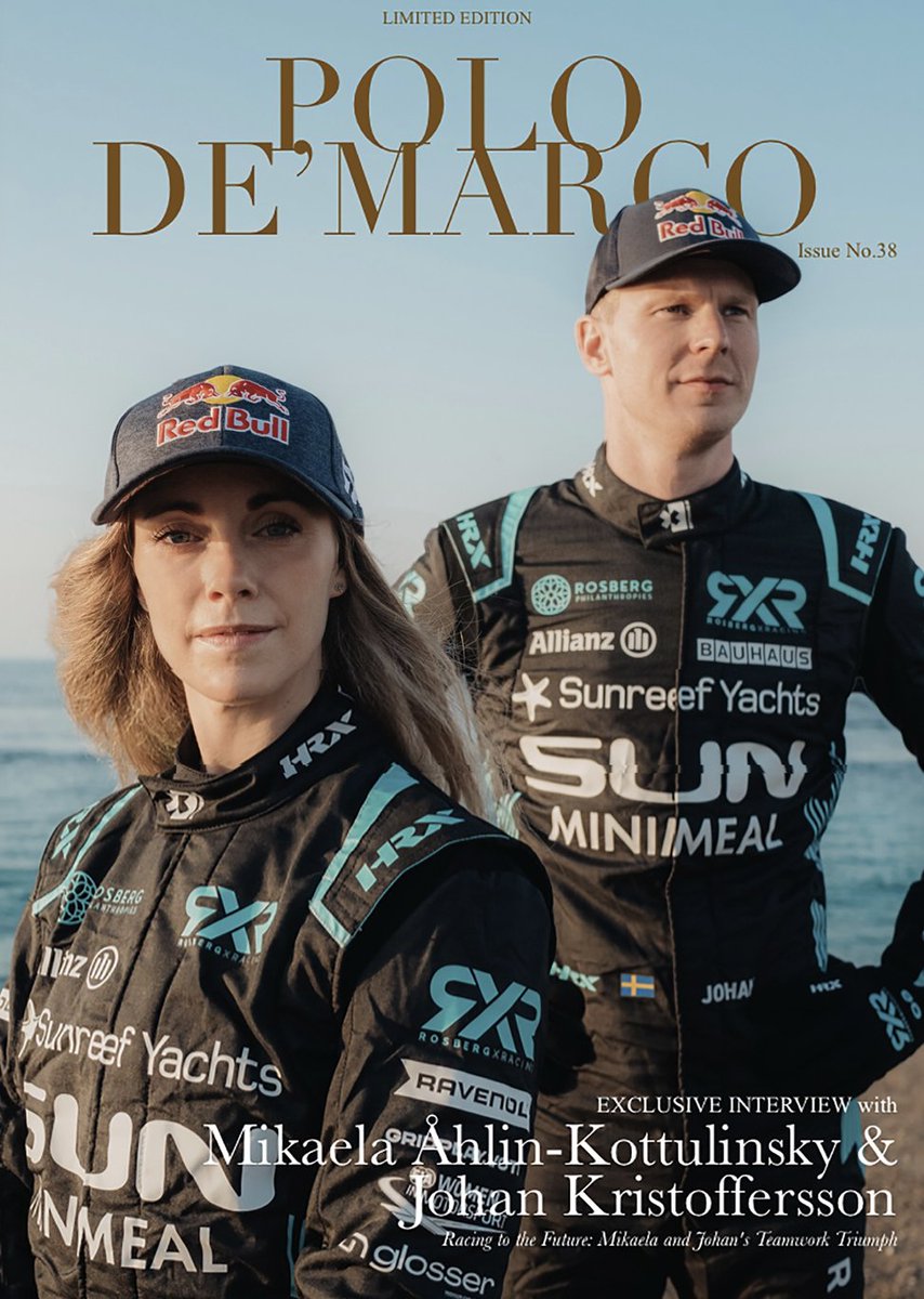 🤩Our Cover Stars🤩. Read about what drives <a href="/MikaelaAhlinK/">Mikaela Ahlin-Kottulinsky</a> &amp; <a href="/JohanKMS88/">Johan Kristoffersson</a>, how they want to inspire younger generations, their plans for the future, and a whole lot more here: online.fliphtml5.com/ipqxu/vpdq/