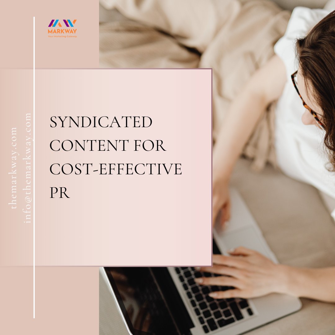 MarkWayAgency's tweet photo. Syndicated content is a game-changer for PR campaigns, offering a highly cost-effective way to boost branding and SEO.  Want to know more about how you get more impact with syndicated content? Contact Us!

#PR #Branding #SEO #ContentSyndication #CostEffectiveMarketing https://t.co/fhsio9C0rr