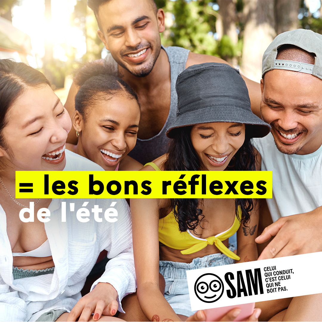 Merci à tous les #SamEngagés qui font rimer week-ends prolongés d'été avec sécurité ☀️🚗

#Celuiquiconduitcestceluiquineboitpas