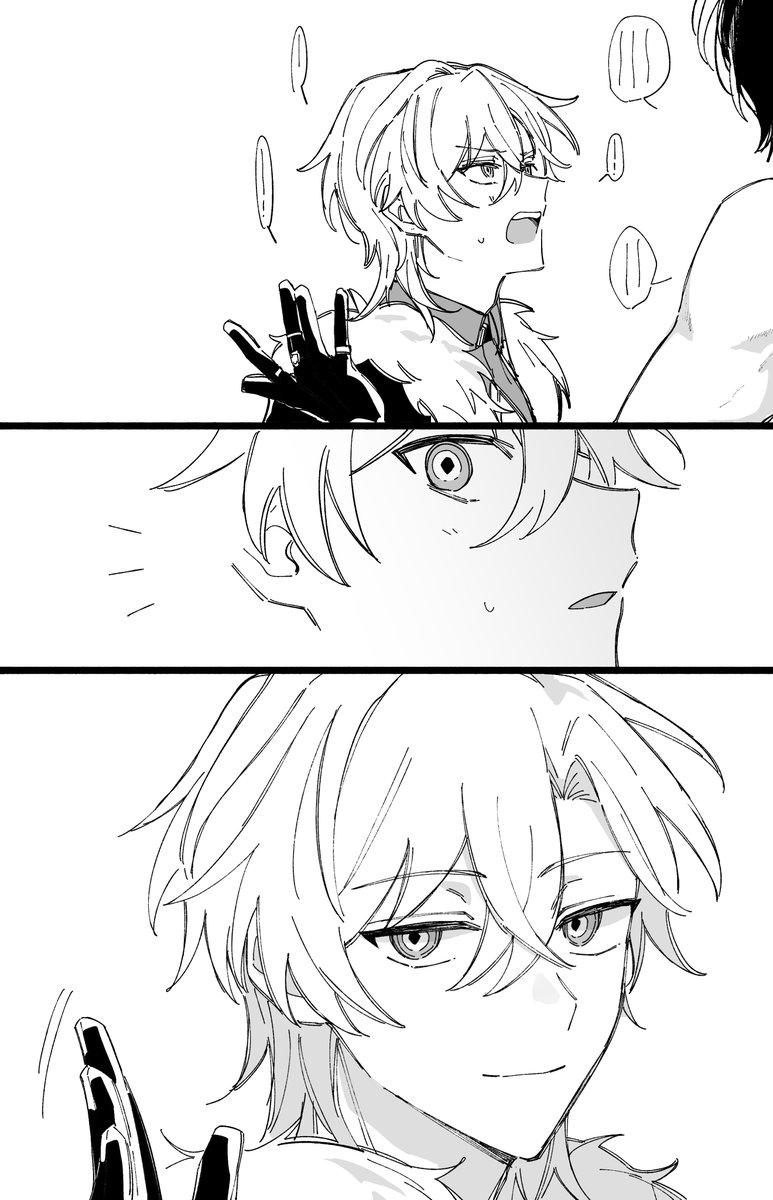 clam514's tweet photo. 「総監は目が合うと笑いかけてくださるんです！」（哀れなモブ視点・レイチュリ） https://t.co/ZHFRcpFhX6