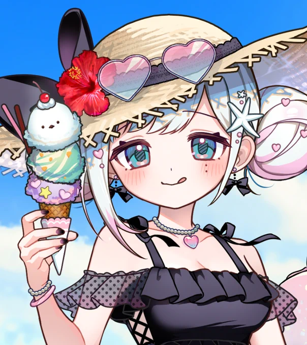 配信者向けフリー手素材 イラストに重ねて使うおてて素材です! シマエナガアイスを持ってます! 利用条件:引用元ポストを 左右反転・色変えOK! DL・規約はツリーへ! #Vtuber素材 #Vライバー素材