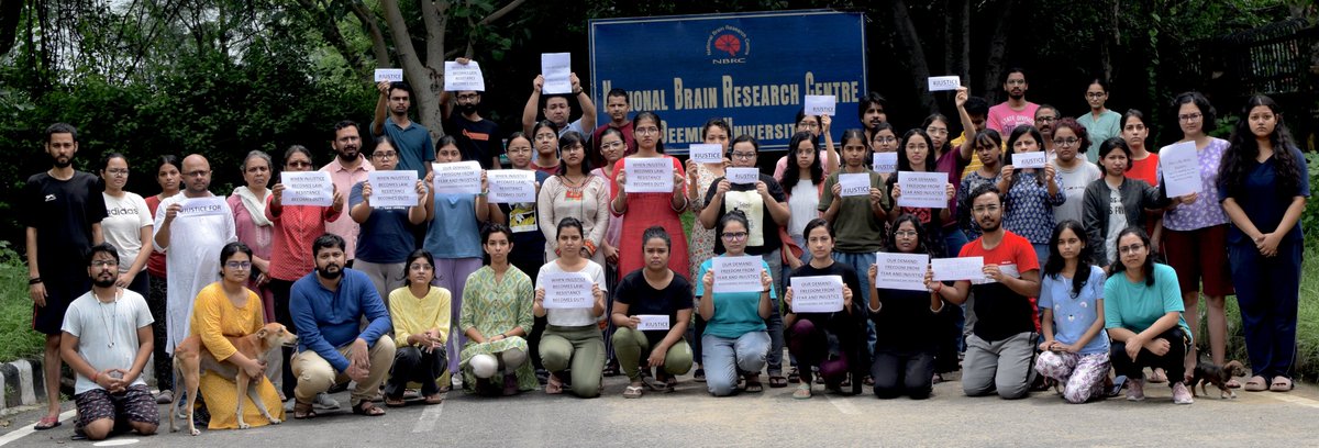 We, at DBT_NBRC, strongly condemn the egregious crime against the doctor at #RGKarMedicalCollegeandHospital and stand in solidarity with the nation against such a heinous act.
#retweet #Justice #JusticeForWomen