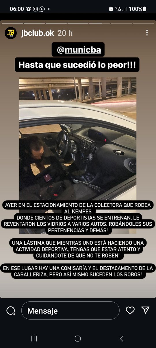 m20alvarez's tweet photo. A ver si dejan abierto el parque Kempes @MartinLlaryora @PasseriniOk . El horario es de 7 a 22 y viene la policía y nos hecha cerrando a las 20. https://t.co/ELyiMcY4bS