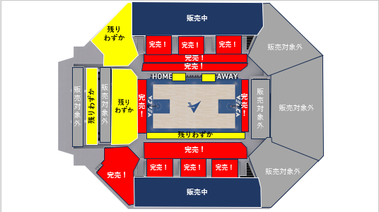 🏀シーズンチケット(年間チケット)残席情報🏀 本日12:30～販売開始