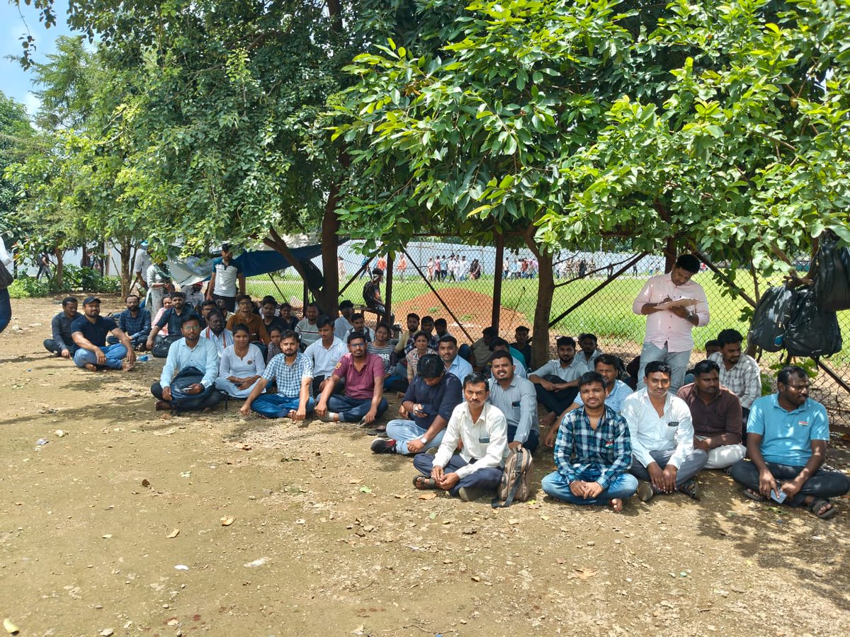 DHS आणि DMER  2023 भरतीमधील रिक्त जागा भरण्यासंदर्भात बामसेफ प्रणित राष्ट्रीय मूलनिवासी बहुजन कर्मचारी संग(RMBKS)  व  भारतीय विद्यार्थी मोर्चा महाराष्ट्र राज्य माध्यामातून आझाद मैदान मुंबई व सहसंचालक कार्यालय,पुणे येथे एकदिवसीय धरणे प्रदर्शन.
#यह_आज़ादी_झूठी_है