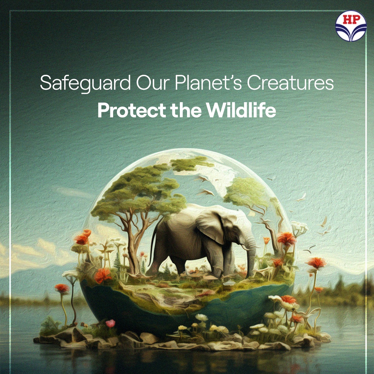 Join us in safeguarding our planet's wildlife every day. From small creatures to majestic giants, every effort counts. Protect their habitats, support conservation, and ensure a thriving future for all

#HPRetail #ProtectAnimals #Environment #MeraHPPump <a href="/HPCL/">Hindustan Petroleum Corporation Limited</a>