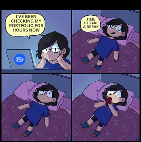 bitdelta's tweet photo. Who else tried to take a break from staring at the charts but failed miserably? Back to reality. 📉 
#BitDelta #cryptoaddict #cantstoplooking #portfoliolife https://t.co/QTtZJ3BJVP