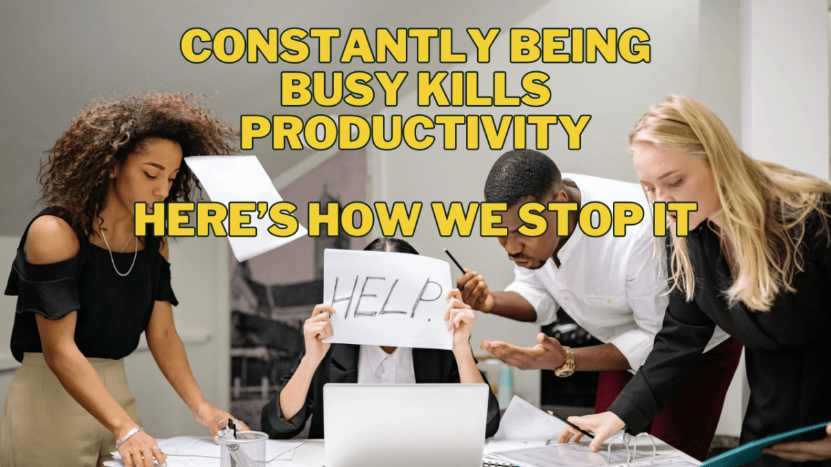 How Always Being Busy KILLS Productivity – And 5 Ways To Avoid It dlvr.it/TBxSnL