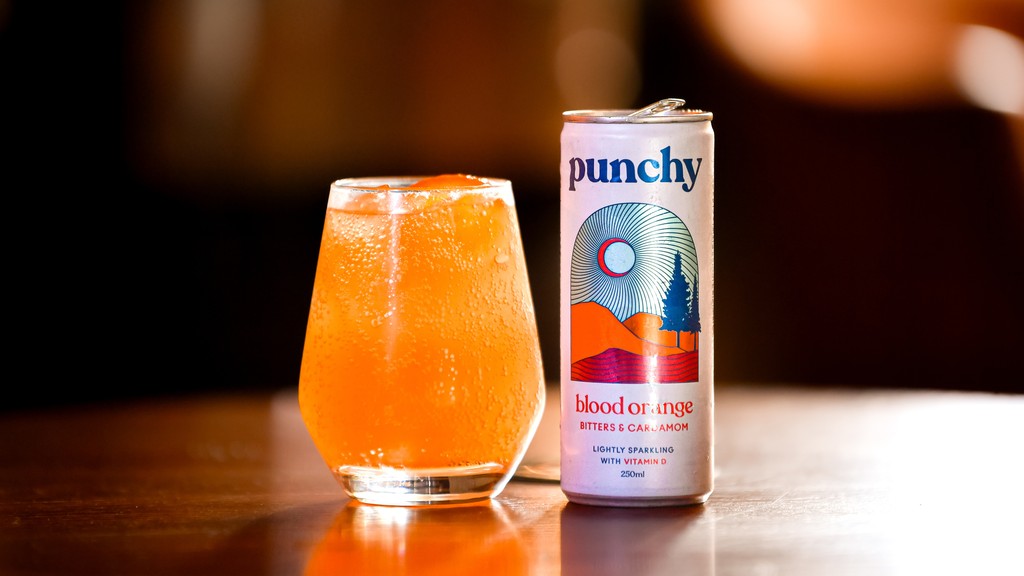 Feeling Punchy! 🍊

Punchy's lightly sparkling blood orange soda with bitters and cardamom is not only low in calories and made with all natural vegan products but it's also made with a splash of vitamin D to help you catch the sun all year round! ☀️⁠
⁠
#DogAndDoubletSandon