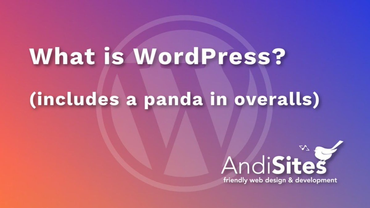 AndiSites's tweet image. If you keep hearing us talk about WordPress but want to know more, then our latest video is for you! Watch it now to see Andi - along with a panda in overalls - describe what WordPress is! 
youtu.be/j_Jq-j4voHA?si… 
#andisites #wordpress #whatiswordpress
