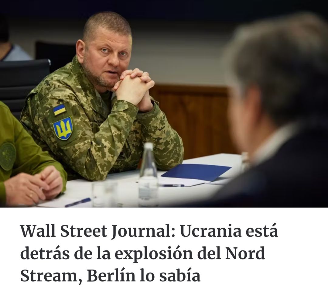 🇩🇪 | El canciller alemán Olaf Scholz sabía que iban a volar el gasoducto Nord Stream. Esto lo venía sosteniendo el periodista Seymour Hersh y ahora lo reconfirma el Wall Street Journal. 

Un escándalo mayúsculo que no solo debería tener consecuencias políticas sino penales.